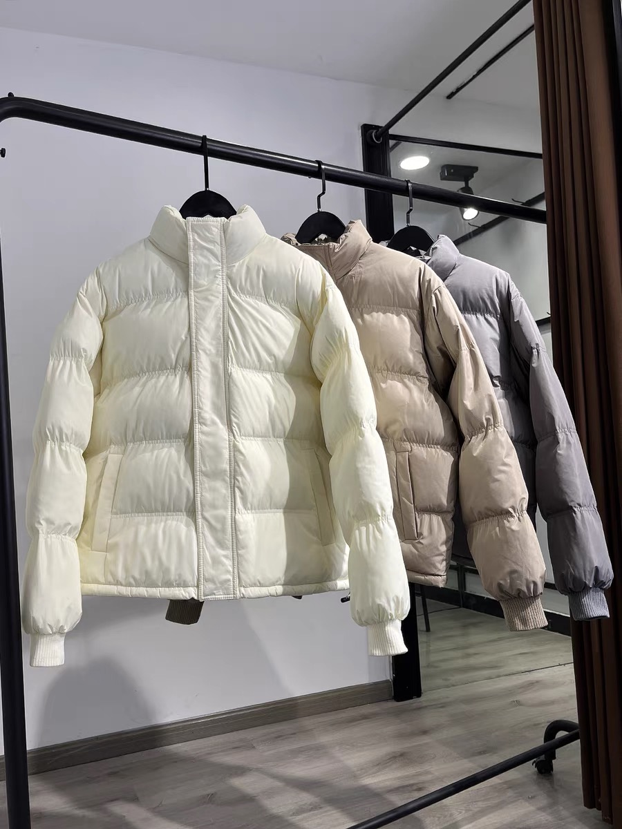 เสื้อกันหนาว บุนวม สีนู้ด DAVID CHEN PADD PUFFLE JACKET สำเนา ดำ