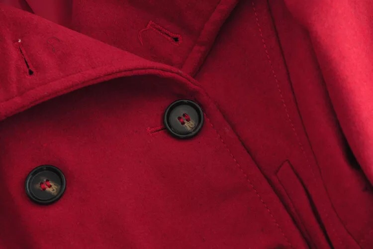 Thread&supply เสื้อคลุม เสื้อโค้ด coat ผ้าสักหลาด สีดำ brand: Thread&Supplyกระดุม 2 แถว แต่งคอได้2 แบบ เก๋ๆ( คอปีน/คอปก) ปกใหญ่สวยเท่ห์ แพทเทริน์เนื้อหรู สินค้าหลุดโรงงาน Size S ดำ