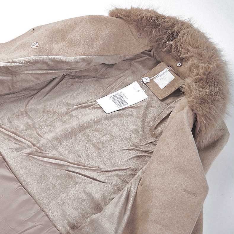 เสื้อโค้ท โค้ทวูลแต่งเฟอร์ เสื้อกันหนาว Trench coat โค้ทยาว ปกเฟอร์ trench coat fur collar ✨GIADA ✨ (ปกเฟอร์ถอดได้ค่ะ) WY1284