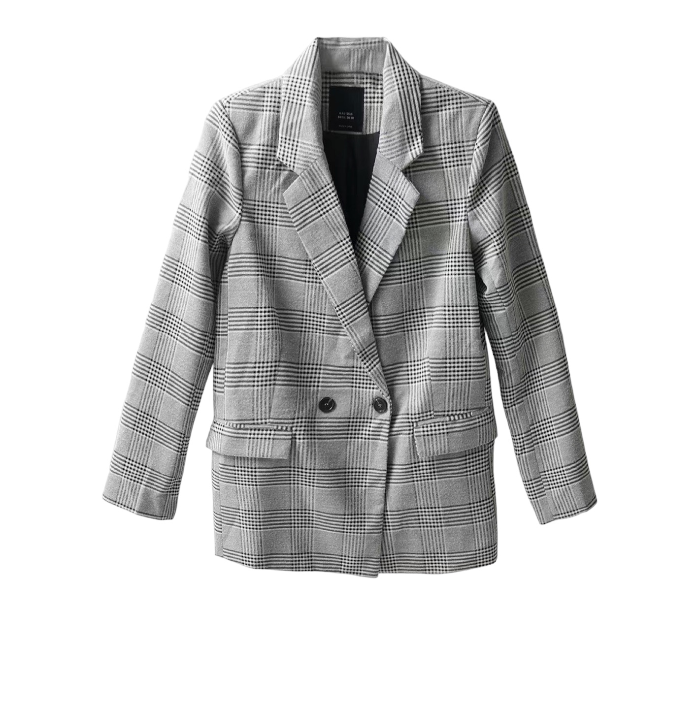 เสื้อโค้ท เสื้อคลุม ทรงสูท ลายตาราง checked plaid blazer gingerham เสื้อคลุม เบลเซอร์ Blazer check ❄️แบรนด์✨H&M✨ แท้💯% แบรนด์ สำเนา