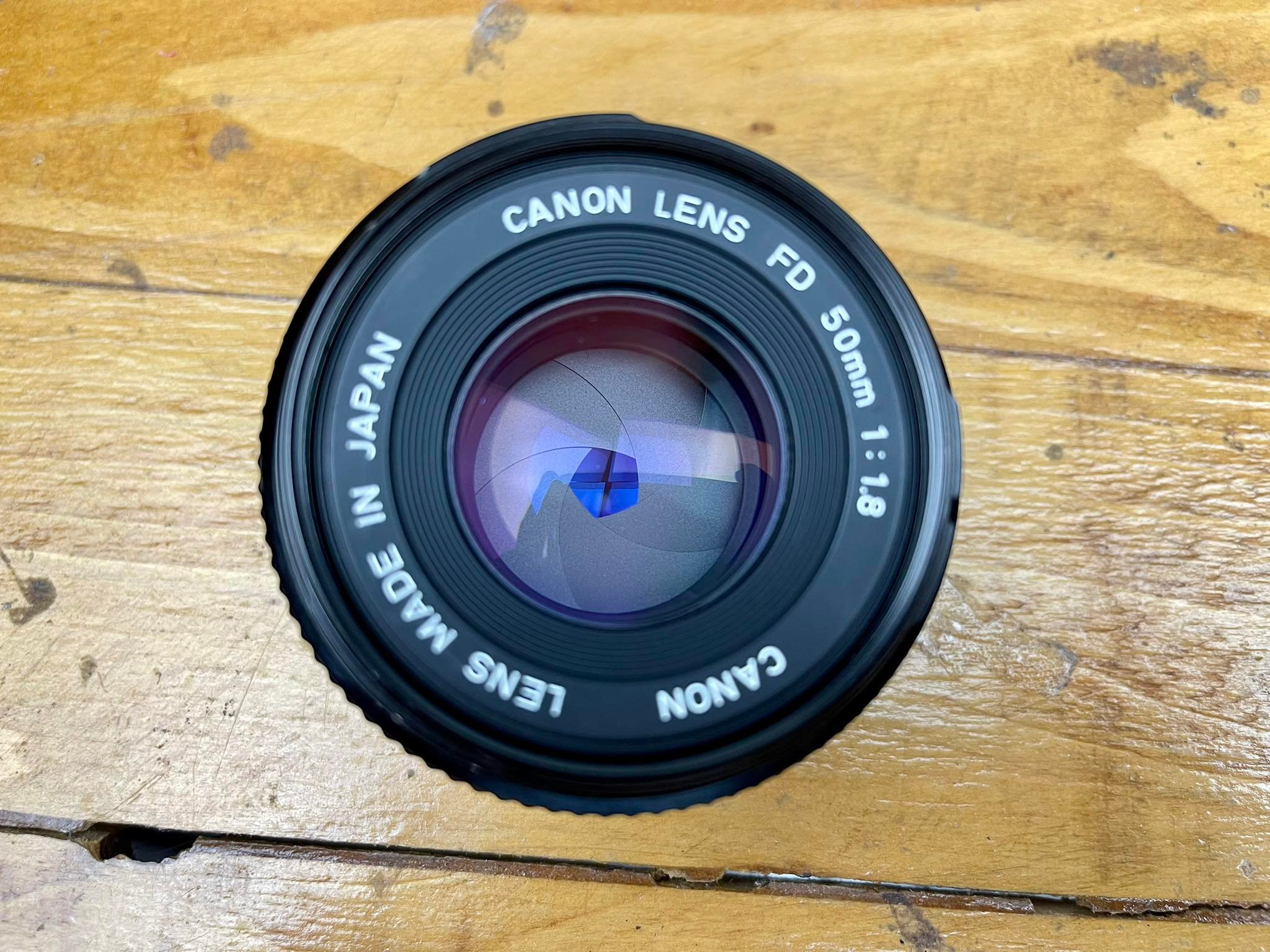 CANON LENS FD 50MM. F1.8 FD MOUNT