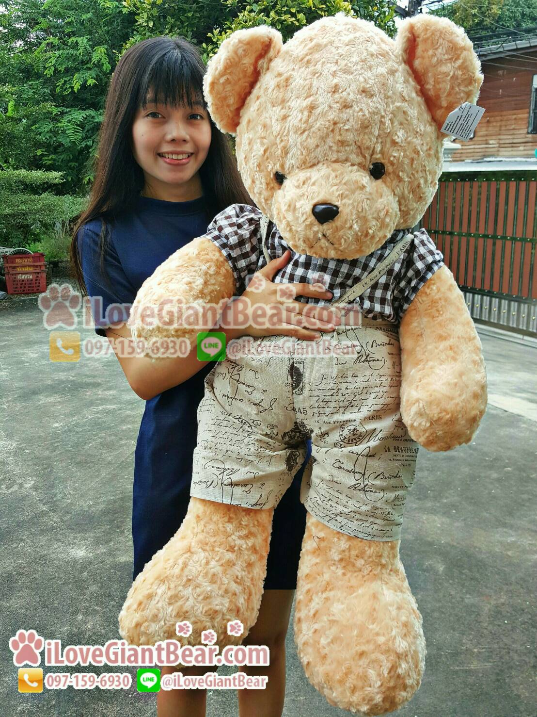 Couple Bear ตุ๊กตาหมีคู่รัก Size XXL ขนาด 1.2 เมตร มากันเป็นคู่จ้า