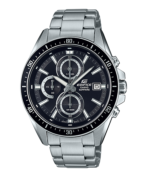 CASIO EDIFICE นาฬิกาข้อมือ นาฬิกากันน้ำ นาฬิกาของแท้ ประกันศูนย์ CMG 1 ปี รุ่น EFR-S565D-1A นาฬิกาสีเงิน