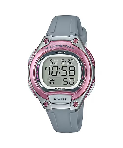 CASIO MID YEAR SALE นาฬิกาคาสิโอ พร้อมส่ง นาฬิกาข้อมือ นาฬิกากันน้ำ นาฬิกาของแท้ BTS ประกันศูนย์ CMG 1 ปี รุ่น LW-203-8A นาฬิกาสีเทา