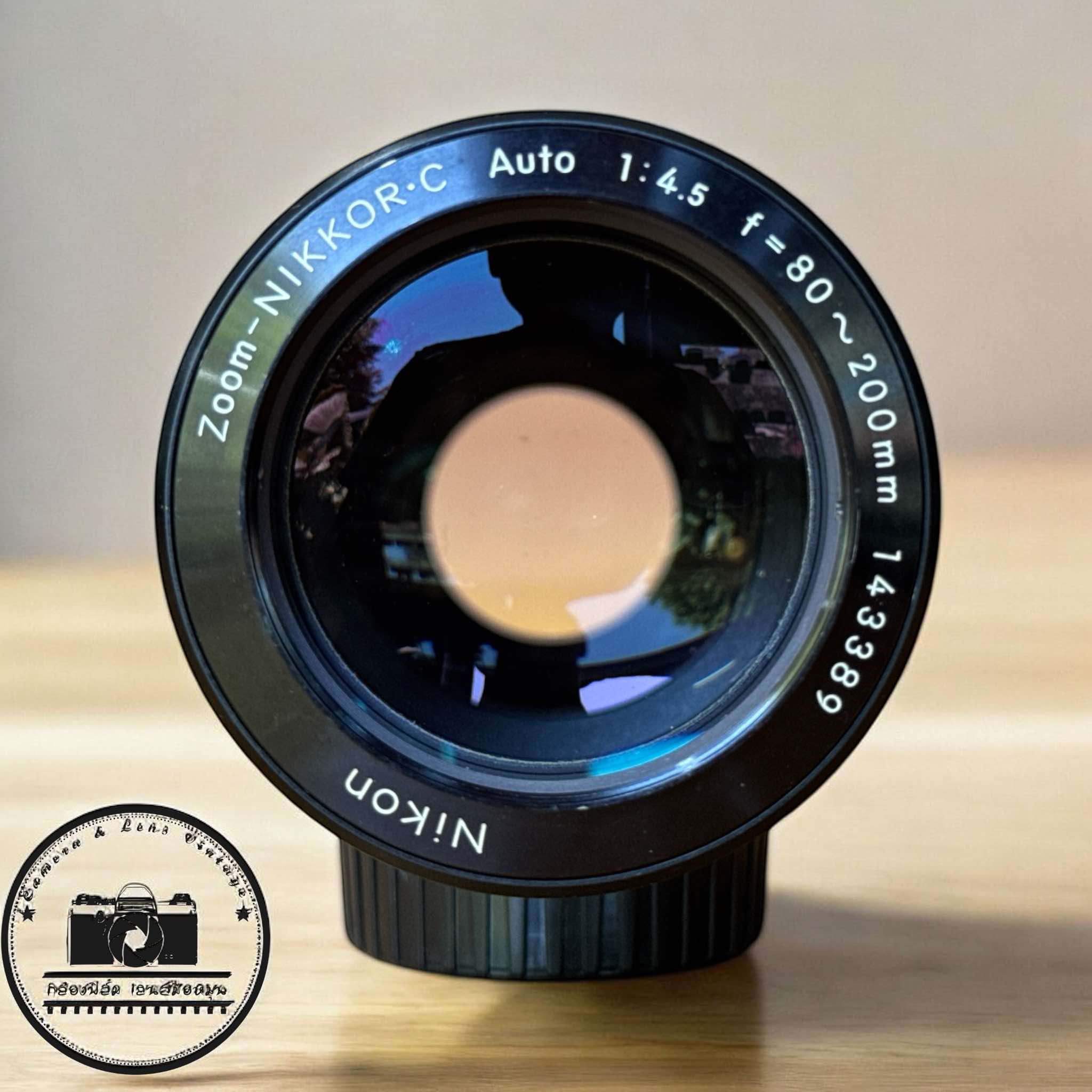NIKON ZOOM-NIKKOR-C AUTO 80-200MM.F.4.5 NIKON NON AI MOUNT