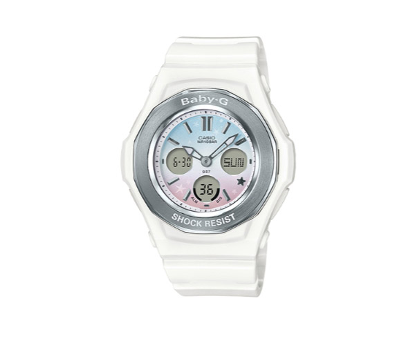 CASIO BABY-G นาฬิกาข้อมือ นาฬิกากันน้ำ นาฬิกาของแท้ ประกันศูนย์ CMG 1 ปี รุ่น BGA-100ST-7A นาฬิกาสีขาว