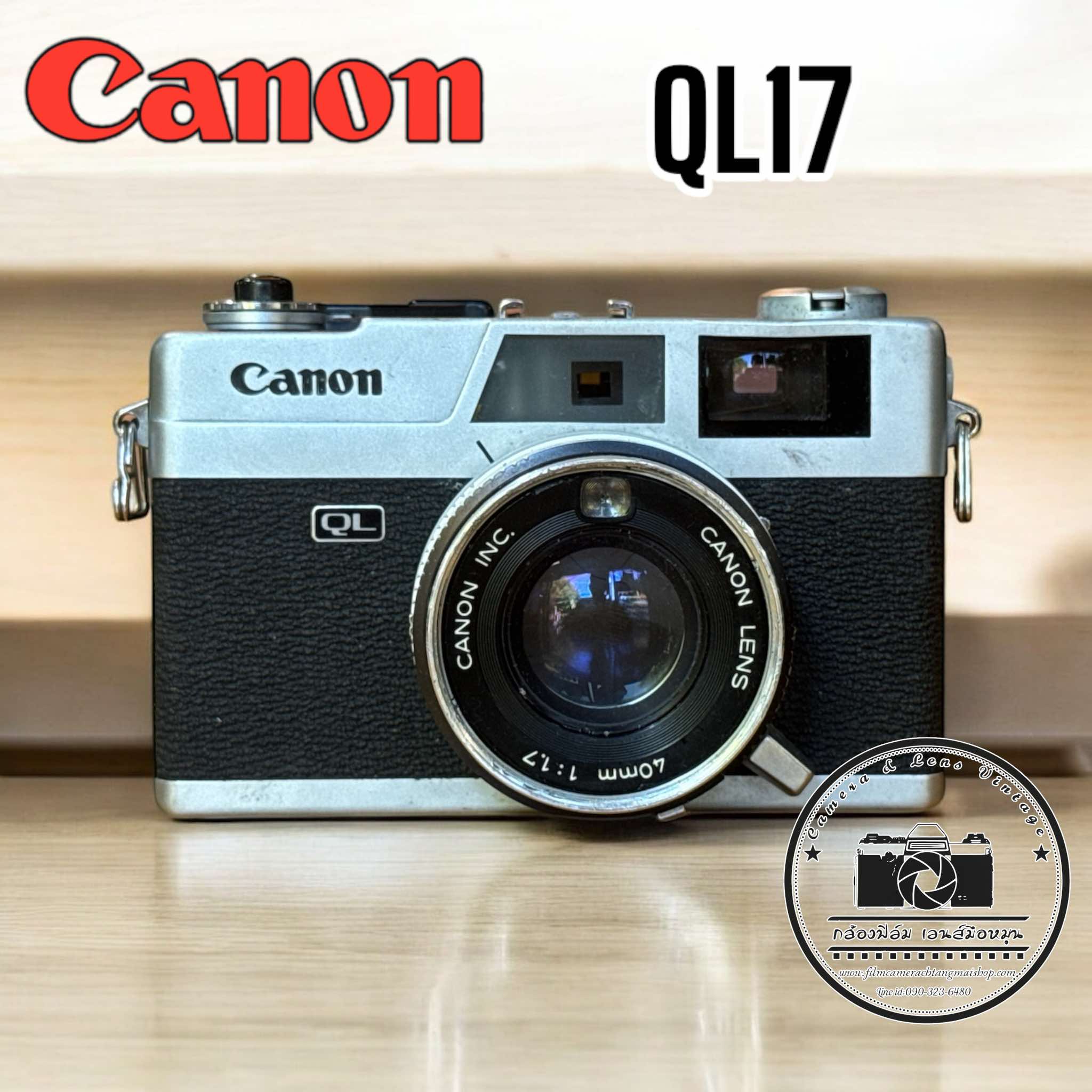 CANON CANONET QL17 CANON LENS 40MM.F1.7