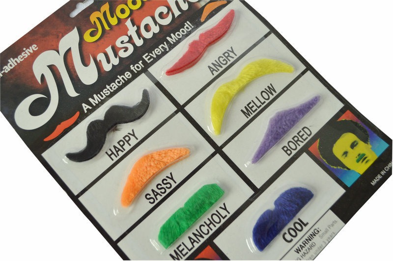 หนวดเครา 7 สี หนวดเคราปลอม ชุดคอสตูมหนวดปลอม สีดำ สำหรับผู้ชาย หลายสไตล์ สำหรับถ่ายภาพเซลฟี่ ของเล่นงานปาร์ตี้ อุปกรณ์แต่งกายตลก ๆ