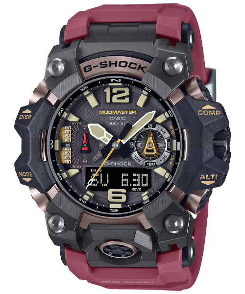 CASIO G-SHOCK นาฬิกาข้อมือ นาฬิกากันน้ำ นาฬิกาของแท้ ประกันศูนย์ CMG 1 ปี รุ่น GWG-B1000-1A4 นาฬิกาสีแดง