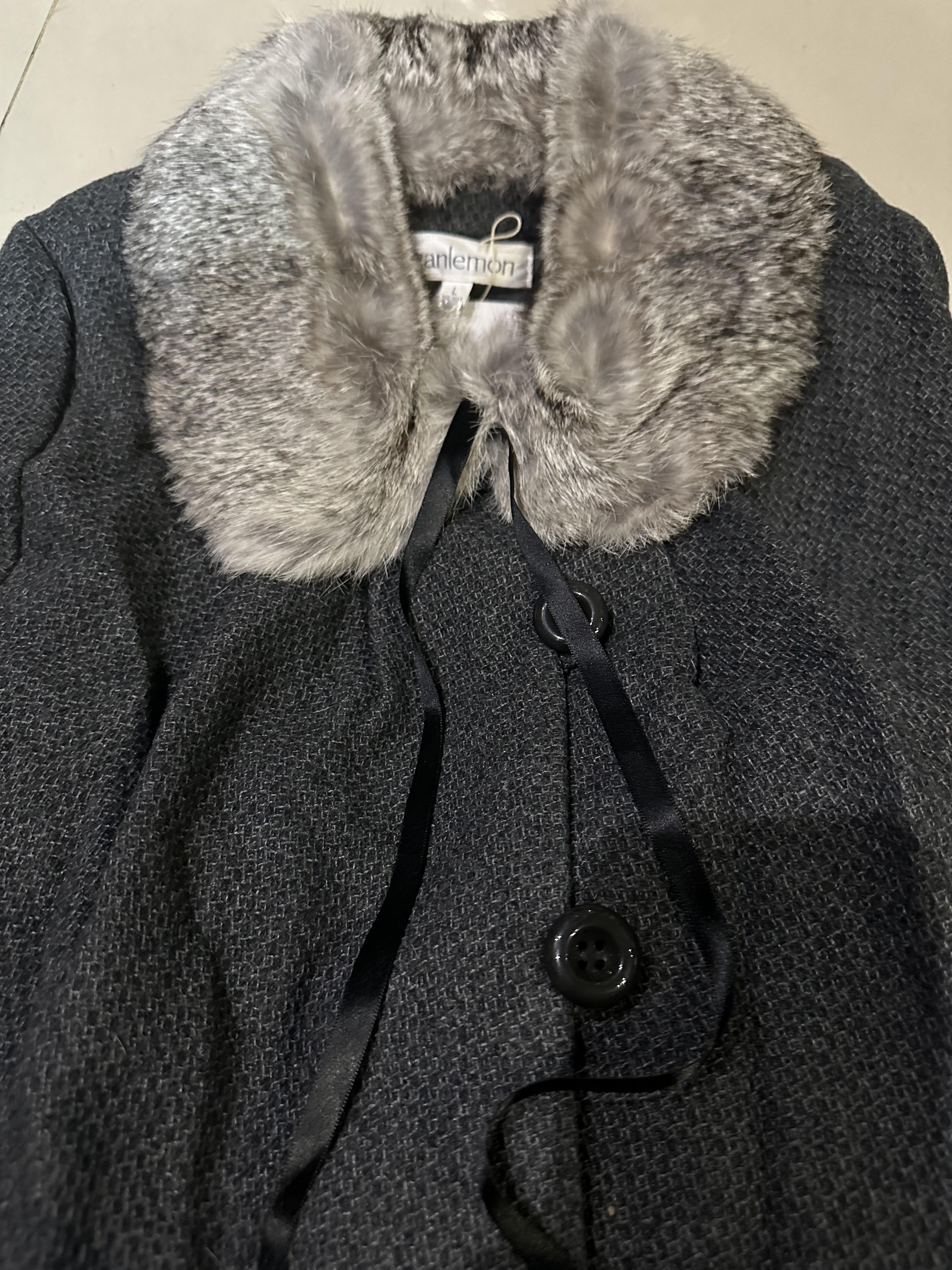 เสื้อโค้ท peacoat เสื้อโค้ทเฟอร์ แบรนด์ canlemon