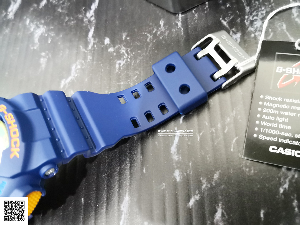 CASIO G-SHOCK นาฬิกาข้อมือ นาฬิกากันน้ำ นาฬิกาของแท้ ประกันศูนย์ CMG 1 ปี รุ่น GA-110FC-2A นาฬิกาสีน้้ำเงิน