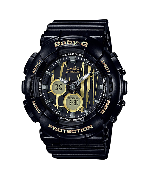 CASIO BABY-G นาฬิกาข้อมือ นาฬิกากันน้ำ นาฬิกาของแท้ ประกันศูนย์ CMG 1 ปี รุ่น BA-120SP-1A นาฬิกาสีดำ