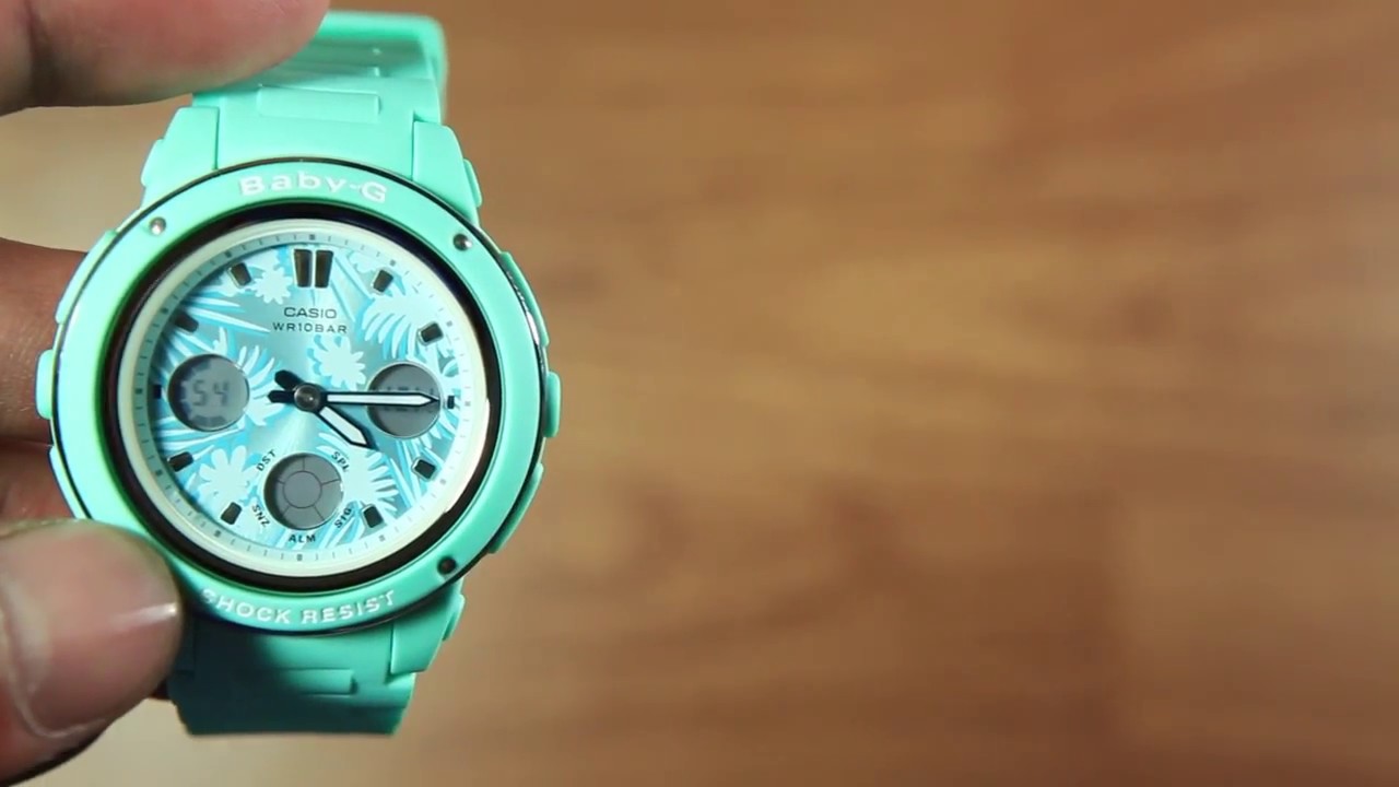 CASIO BABY-G นาฬิกาข้อมือ นาฬิกากันน้ำ นาฬิกาของแท้ ประกันศูนย์ CMG 1 ปี รุ่น BGA-150F-3A นาฬิกาสีเขียว