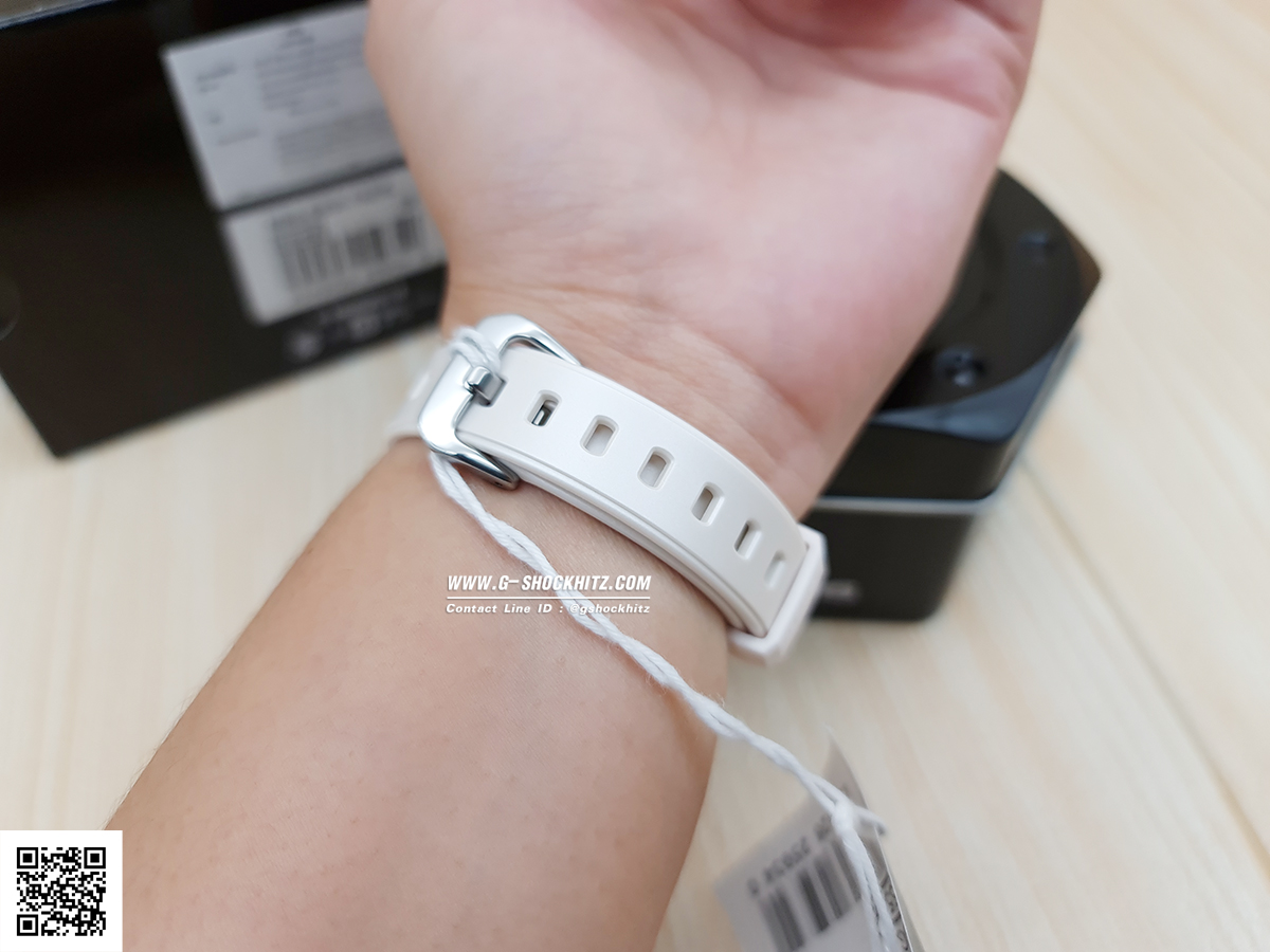 CASIO MID YEAR SALE G-MS นาฬิกาข้อมือ นาฬิกากันน้ำ นาฬิกาของแท้ ประกันศูนย์ CMG 1 ปี รุ่น MSG-S500-7A นาฬิกาสีขาว