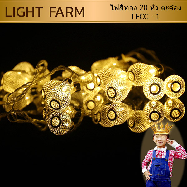 ไฟสีทอง 20 หัว