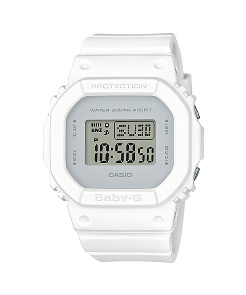 CASIO BABY-G นาฬิกาข้อมือ นาฬิกากันน้ำ นาฬิกาของแท้ ประกันศูนย์ CMG 1 ปี รุ่น BGD-560CU-7D นาฬิกาสีขาว