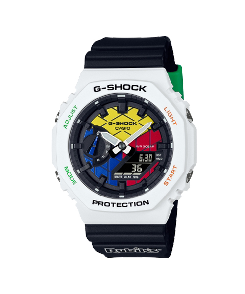 CASIO G-SHOCK นาฬิกาข้อมือ นาฬิกากันน้ำ นาฬิกาของแท้ ประกันศูนย์ CMG 1 ปี รุ่น GAE-2100RC-1A นาฬิกาสีดำ