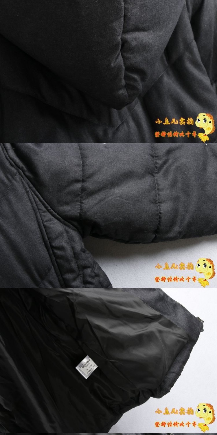เสื้อกันหนาว ติดฮูท เสื้อบอมเบอร์ บุนวมอุ่น แบรนด์ญี่ปุ่น Lightweight Puffer Jacket สำเนา เทา