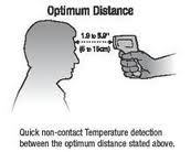 เครื่องวัดอุณหภูมิแบบไม่สัมผัสระบบอินฟาเรด ยี่ห้อ DT8806H วัดเร็ว สำหรับคัดกรอง คนจำนวนมาก คลินิก โรงเรียน โรงพยาบาล โรงงาน