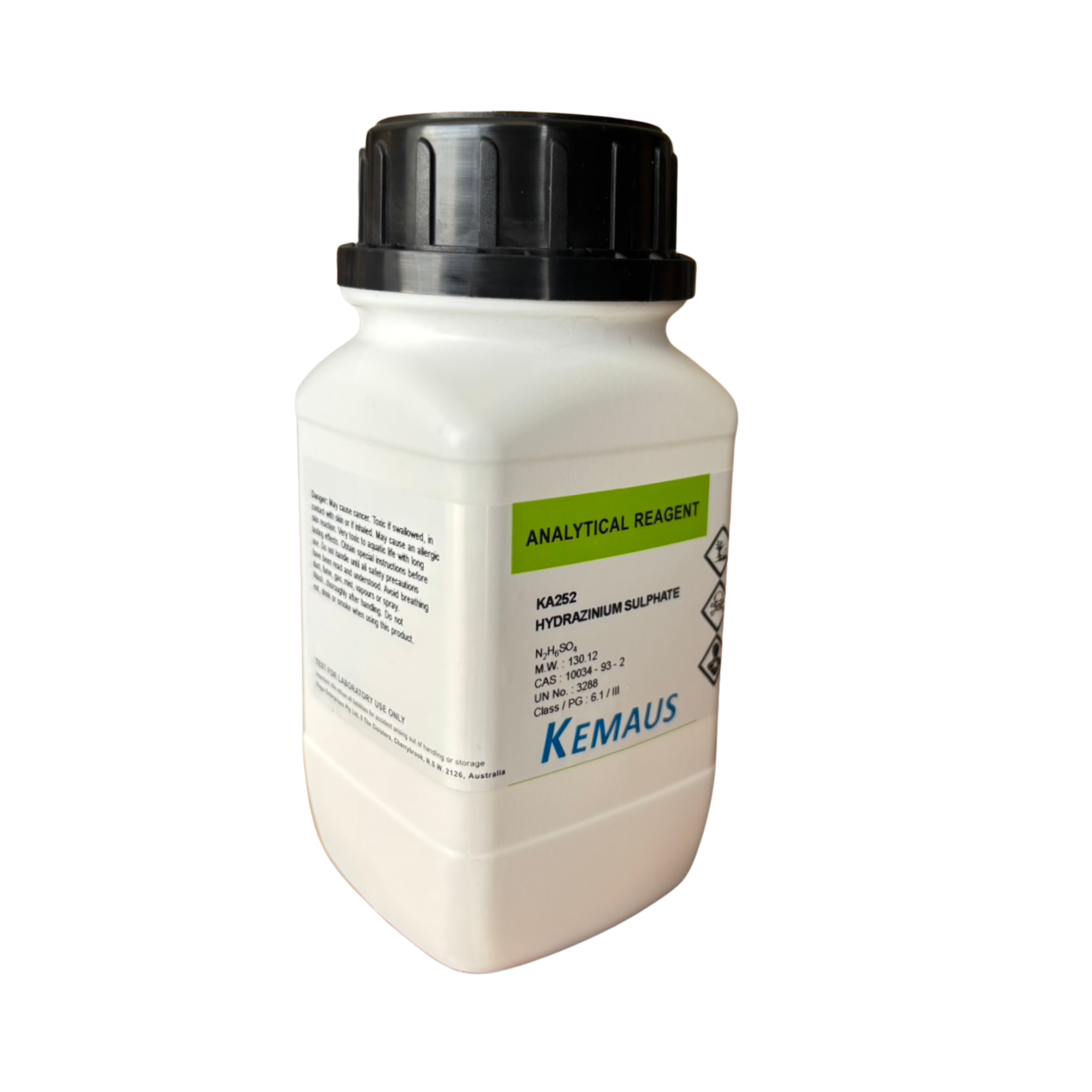 Hydrazinium Sulphate(Hydrazine Sulphate), AR 100 g. KemAus™