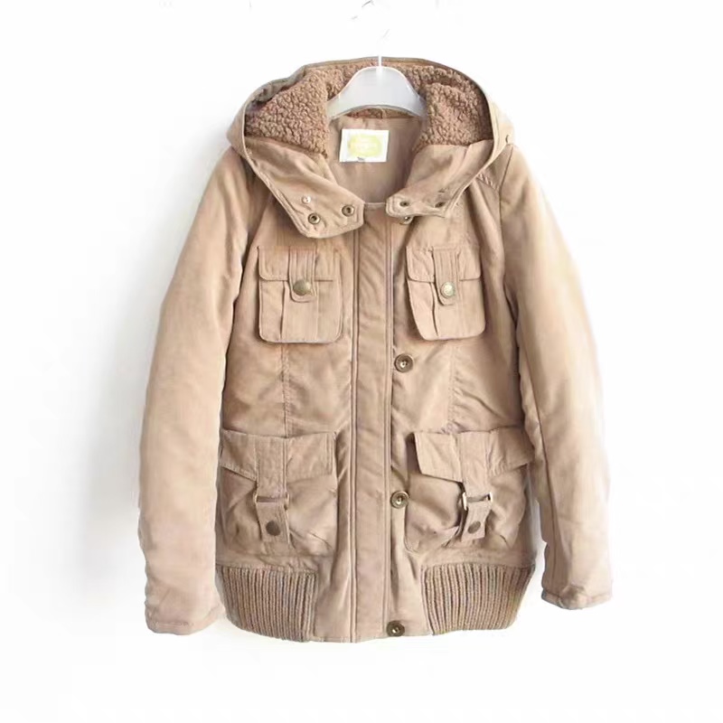 Honeys เสื้อฮู้ด เสื้อกันหนาว parka สีเขียว แบรนด์ HONYS (JAPAN) บุนวมอุ่น งานสวย แนวมากคะ สำเนา สำเนา สำเนา เขียว