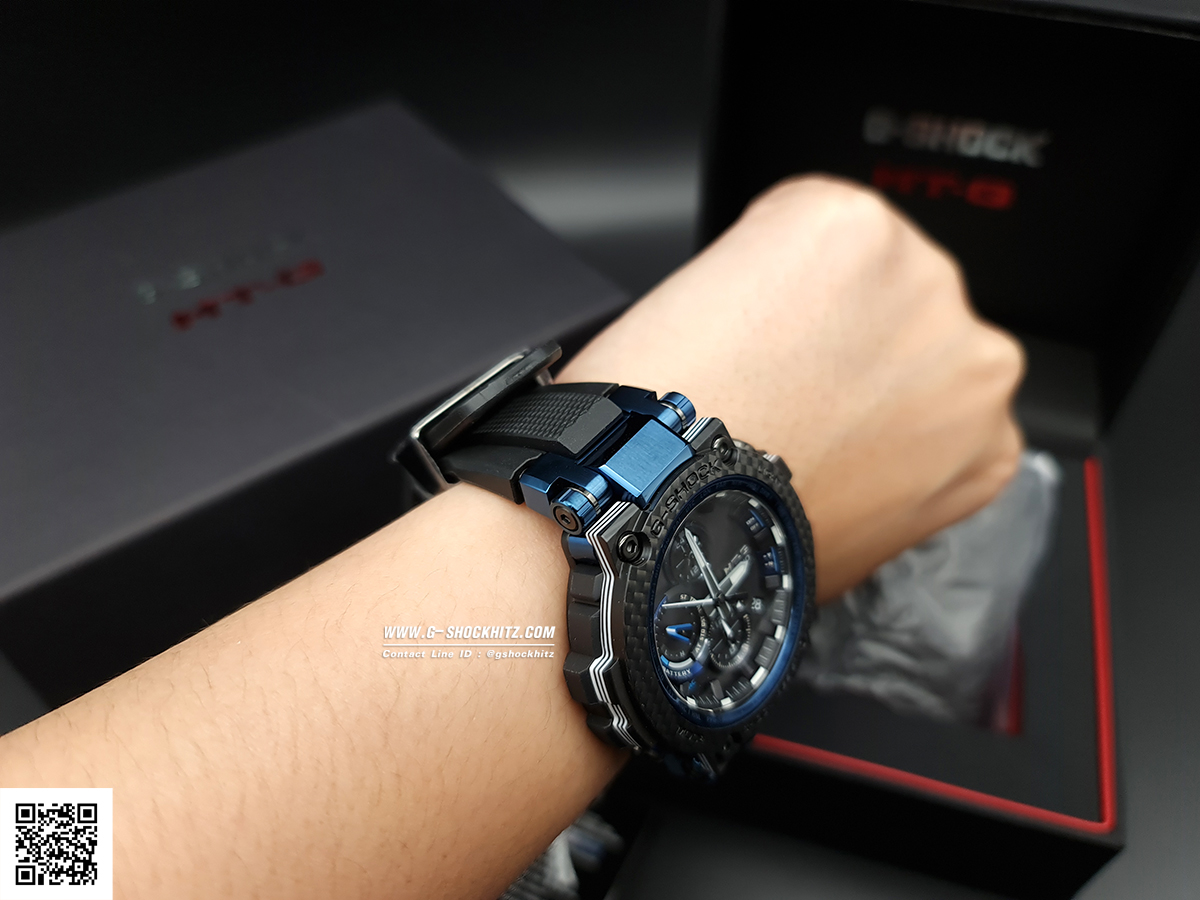 CASIO G-SHOCK นาฬิกาข้อมือ นาฬิกากันน้ำ นาฬิกาของแท้ ประกันศูนย์ CMG 1 ปี รุ่น MTG-B1000XB-1A นาฬิกาสีดำ