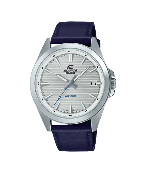 CASIO EDIFICE นาฬิกาข้อมือ นาฬิกากันน้ำ นาฬิกาของแท้ ประกันศูนย์ CMG 1 ปี รุ่น EFV-140L-7A นาฬิกาสีน้ำเงิน