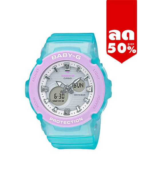 CASIO BABY-G นาฬิกาข้อมือ นาฬิกากันน้ำ นาฬิกาของแท้ ประกันศูนย์ CMG 1 ปี รุ่น BGA-270-2A นาฬิกาสีฟ้า