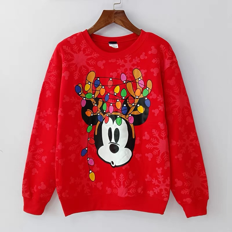 เสื้อ สเวตเตอร์ มิคกี้ ติดไฟกระพริบ Disney เสื้อMICKEY christmas Minnie สีขาว Winnie the pooh แขนยาว สีครีม ลายการ์ตูน DISNEYงานสวย มากคะ TRUST IN YOURSELF AND BELIEVE IN YOUR DREAM สำเนา สำเนา สำเนา แดง