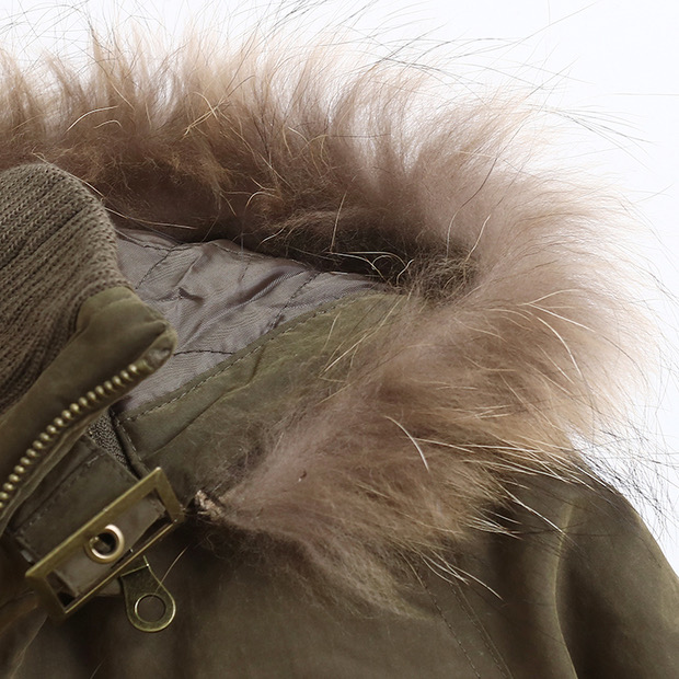 Cecil mc bee เสื้อโค้ทฮู้ดกันหนาว เสื้อปาร์กา parka สีเขียว แบรนด์ Cecil Mabee (ขนอุ่นลายเสือถอดด้านค่ะ & เฟอร์ถอดได้ค่ะ) เขียว
