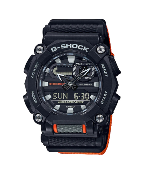 CASIO G-SHOCK นาฬิกาข้อมือ นาฬิกากันน้ำ นาฬิกาของแท้ ประกันศูนย์ CMG 1 ปี รุ่น GA-900C-1A4 นาฬิกาสีดำ