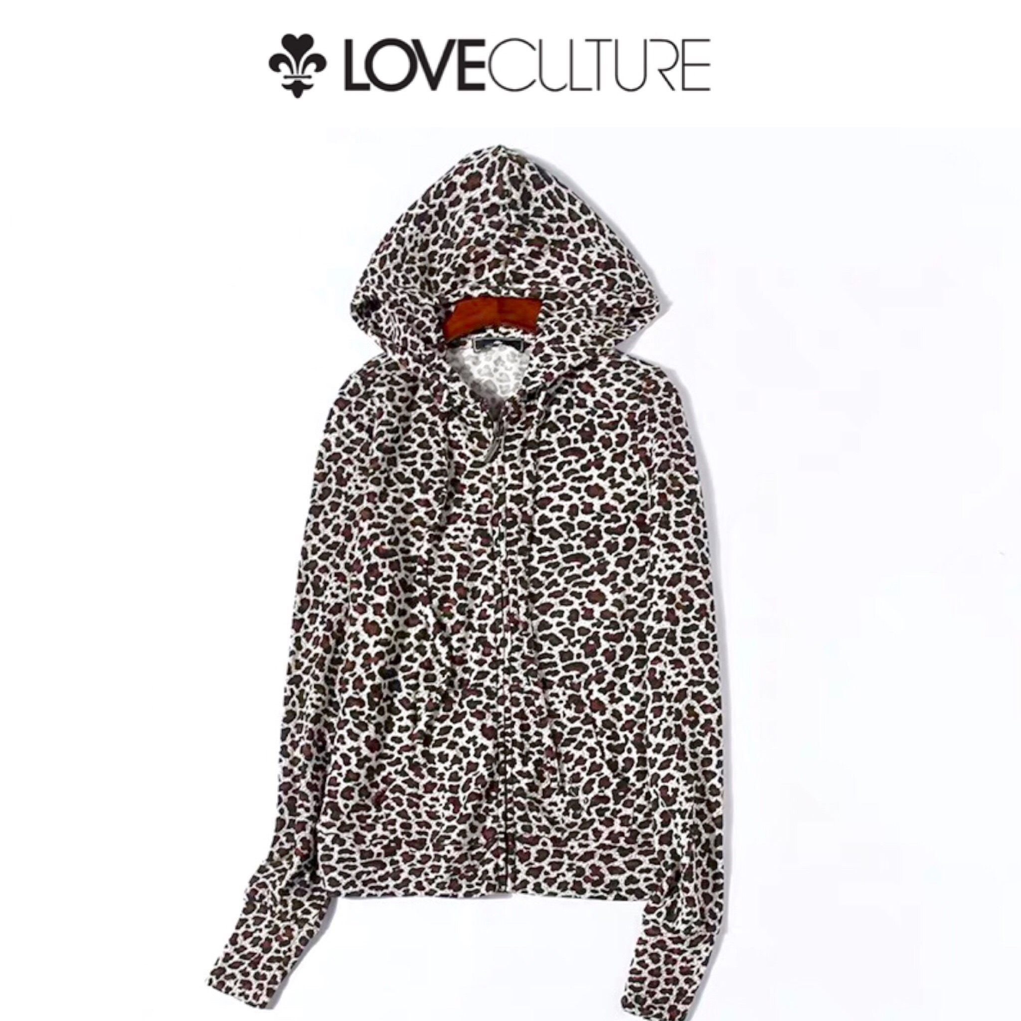Love culture เสื้อคลุม ลายเสือ เสื้อฮู้ด ลายเสือ แบรน์ LOVE CULTURE เสื้อวอร์มลายเสื้อ เนื้อผ้าฝ้ายนุ่มมากคะ ลายเสือ