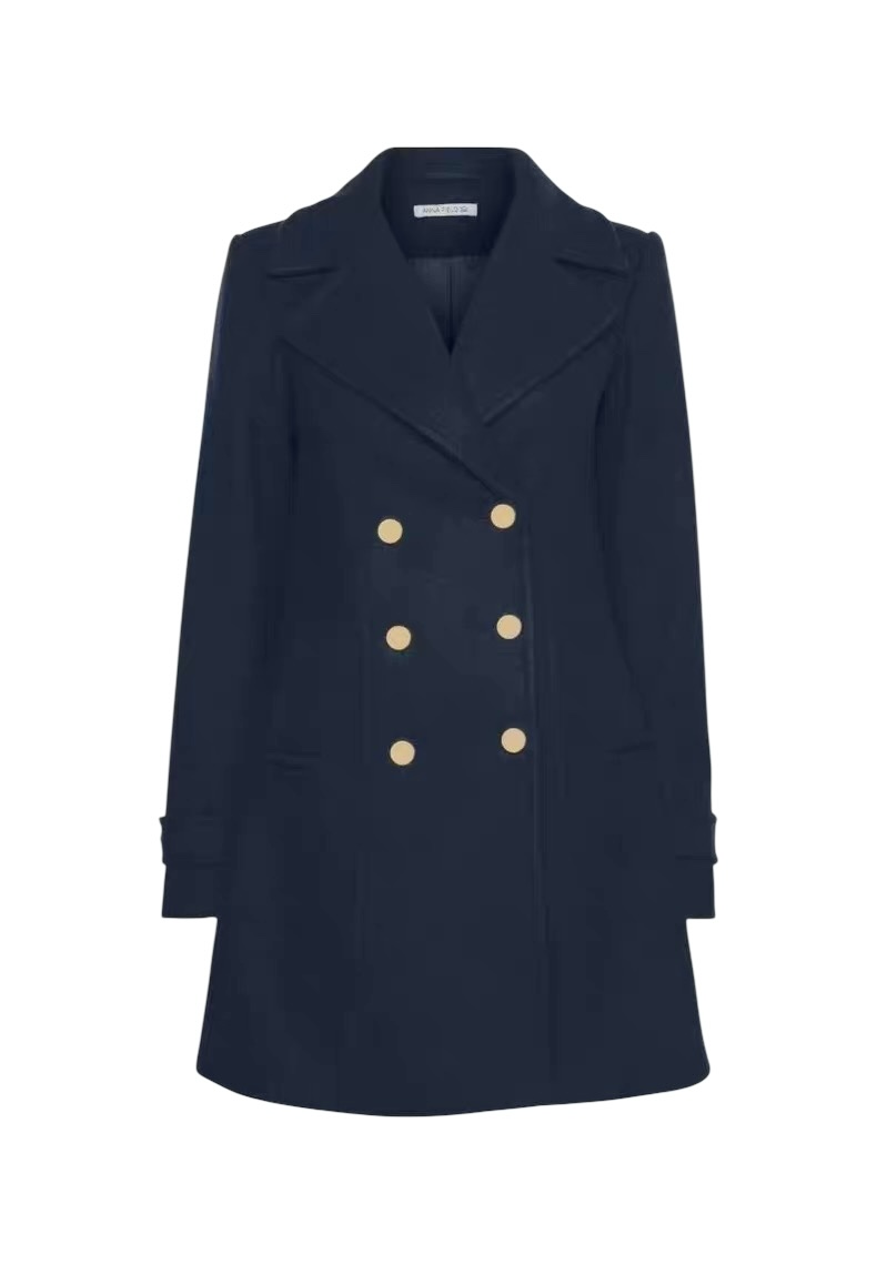 Love tree เสื้อโค้ทกันหนาว เสื้อกันหนาว overcoat โค้ทวูล สีcamel belt coat สีครีมเบจ แบรนด์ ANNA FIELD Camel