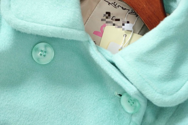 เสื้อโค้ทกันหนาว เสื้อกันหนาวสักหลาด เสื้อคลุมโค้ด สักหลาด แต่งกระดุมแถบ สีเหลืองขมิ้น เนื้อผ้าสักหลาดสวยหรู Size S/M/L
