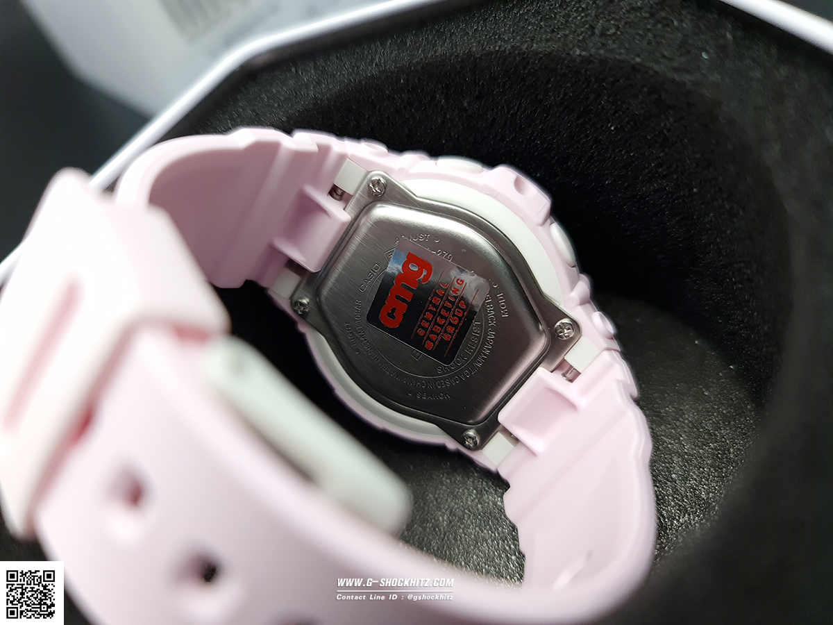 CASIO BABY-G นาฬิกาข้อมือ นาฬิกากันน้ำ นาฬิกาของแท้ ประกันศูนย์ CMG 1 ปี รุ่น BGA-270-4A นาฬิกาสีชมพู