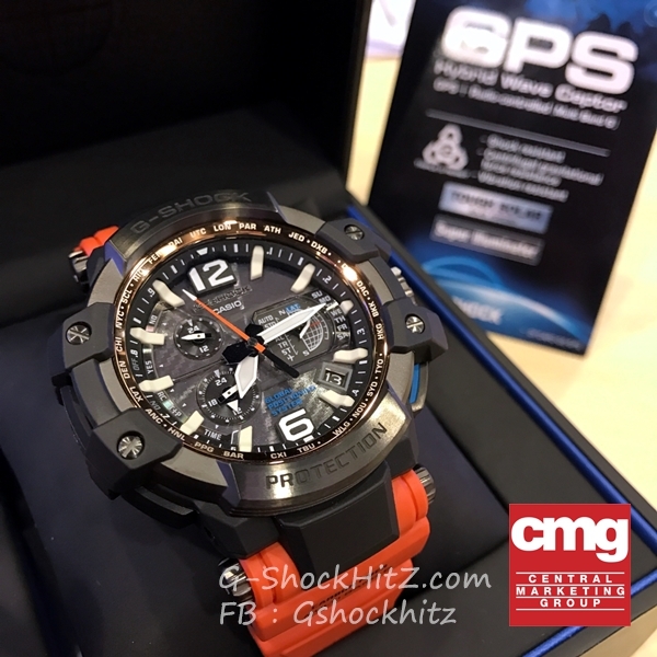 CASIO G-SHOCK นาฬิกาข้อมือ นาฬิกากันน้ำ นาฬิกาของแท้ ประกันศูนย์ CMG 1 ปี รุ่น GPW-1000-4A นาฬิกาสีดำ