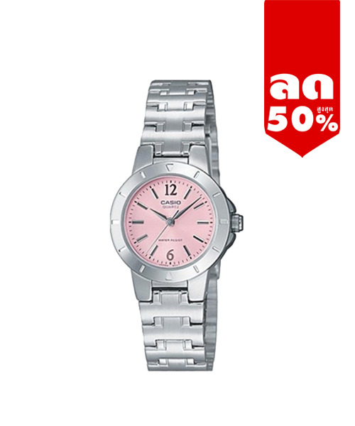 CASIO นาฬิกาคาสิโอ นาฬิกาข้อมือ นาฬิกากันน้ำ นาฬิกาของแท้ ประกันศูนย์ CMG 1 ปี รุ่น LTP-1177A-4A1 นาฬิกาสีเงิน