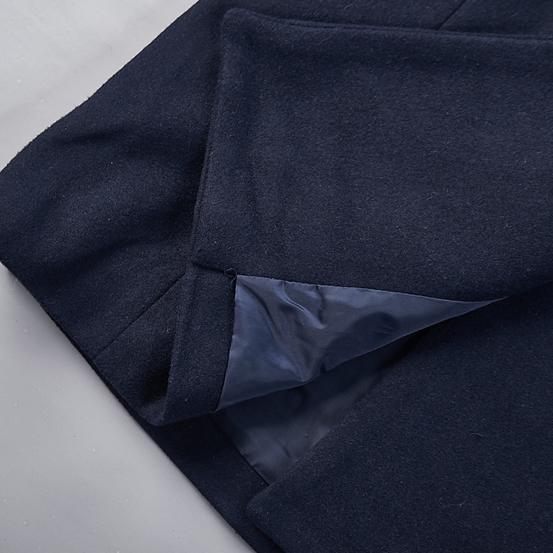 เสื้อโค้ทวูล Trench coat เสื้อโค้ทวูล โค้ทสีดำ แบรนด์ C&A สำเนา