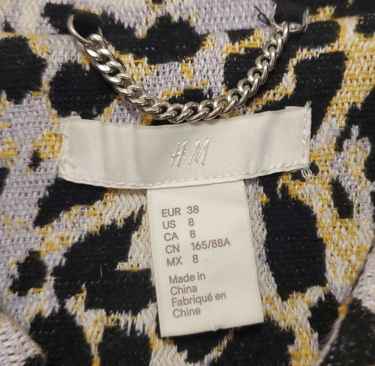 เสื้อโค้ท เสื้อนอก เสื้อคลุมลายเสือ แบรนด์ H&M
