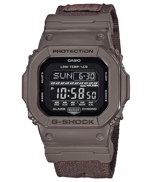 CASIO G-SHOCK นาฬิกาข้อมือ นาฬิกากันน้ำ นาฬิกาของแท้ ประกันศูนย์ CMG 1 ปี รุ่น GLS-5600CL-5 นาฬิกาสีน้ำตาล