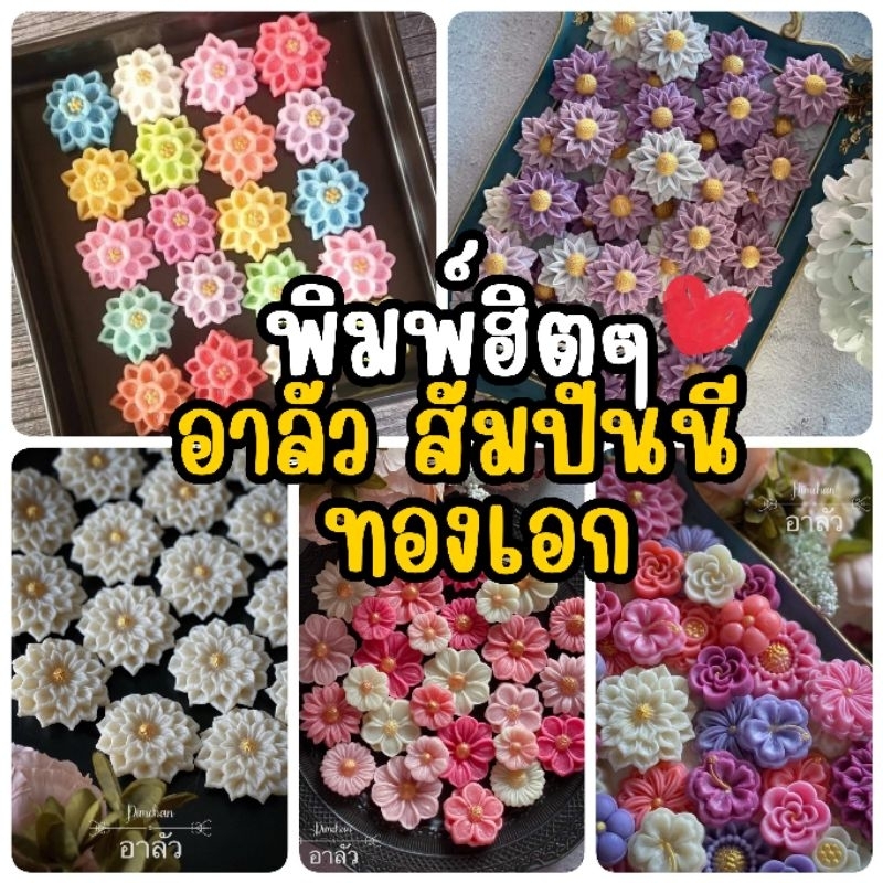 พิมพ์ซิลิโคน ทำวุ้น พิมพ์อาลัว พิมพ์สัมปันนี (เลือกแบบ)