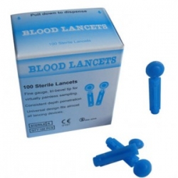 เข็มเจาะเลือด BLOOD LANCETS 100 ชิ้น