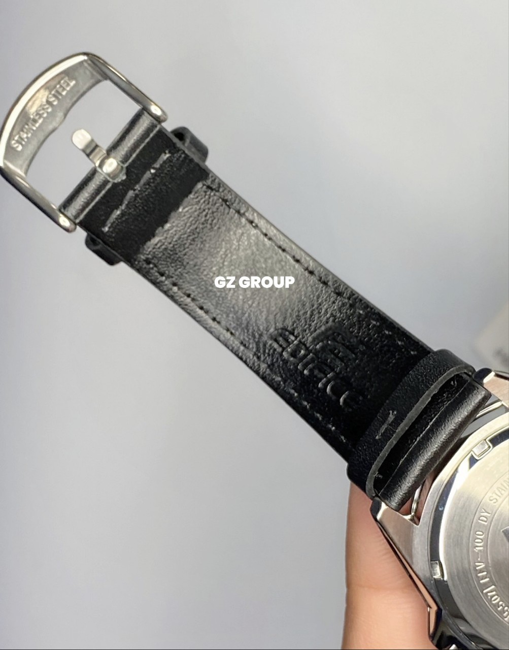 CASIO EDIFICE นาฬิกาข้อมือ นาฬิกากันน้ำ นาฬิกาของแท้ ประกันศูนย์ CMG 1 ปี รุ่น EFV-100L-1A นาฬิกาสีดำ