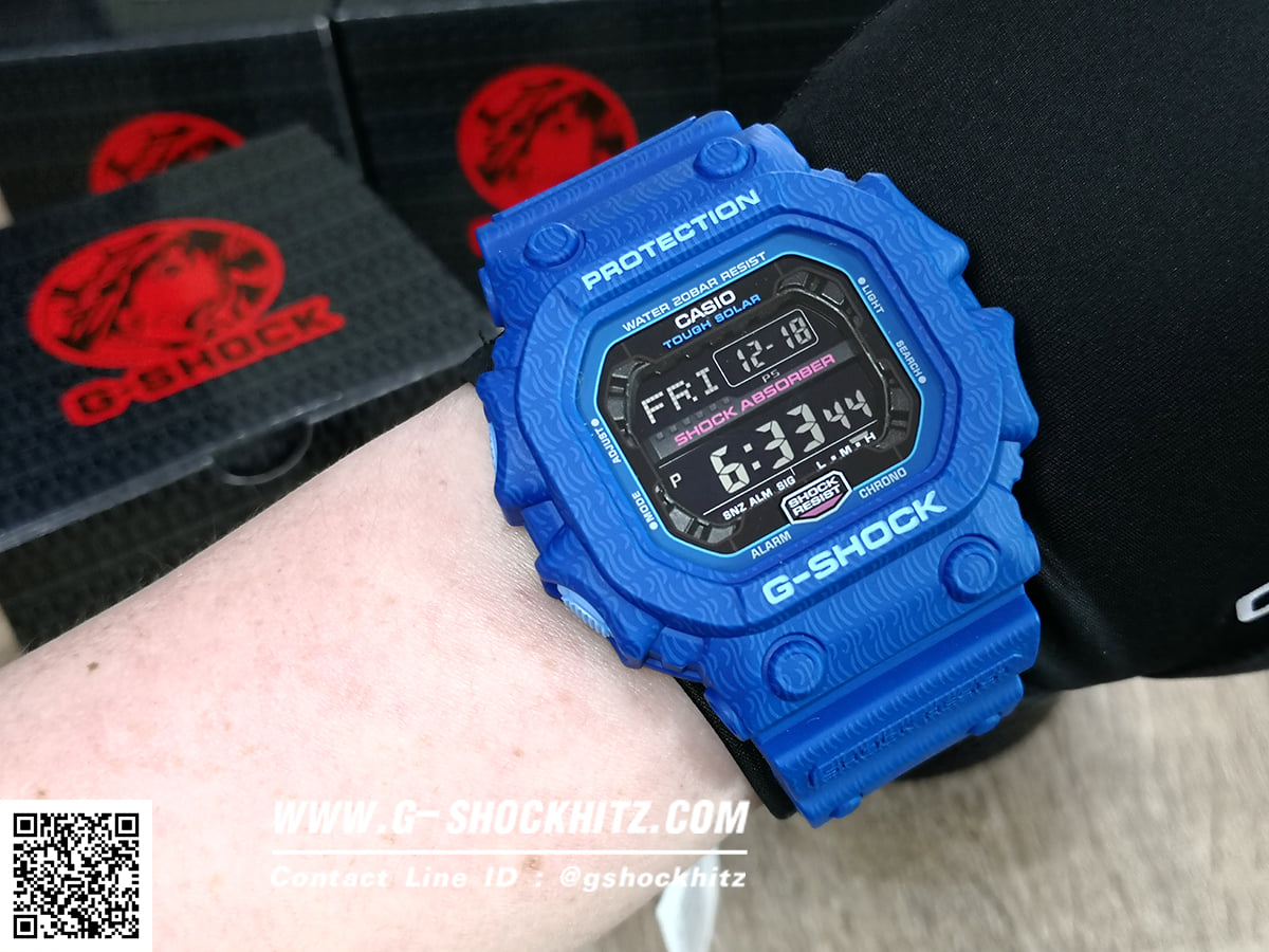 CASIO G-SHOCK นาฬิกาข้อมือ นาฬิกากันน้ำ นาฬิกาของแท้ ประกันศูนย์ CMG 1 ปี รุ่น GX-56SGZ-2 นาฬิกาสีน้้ำเงิน