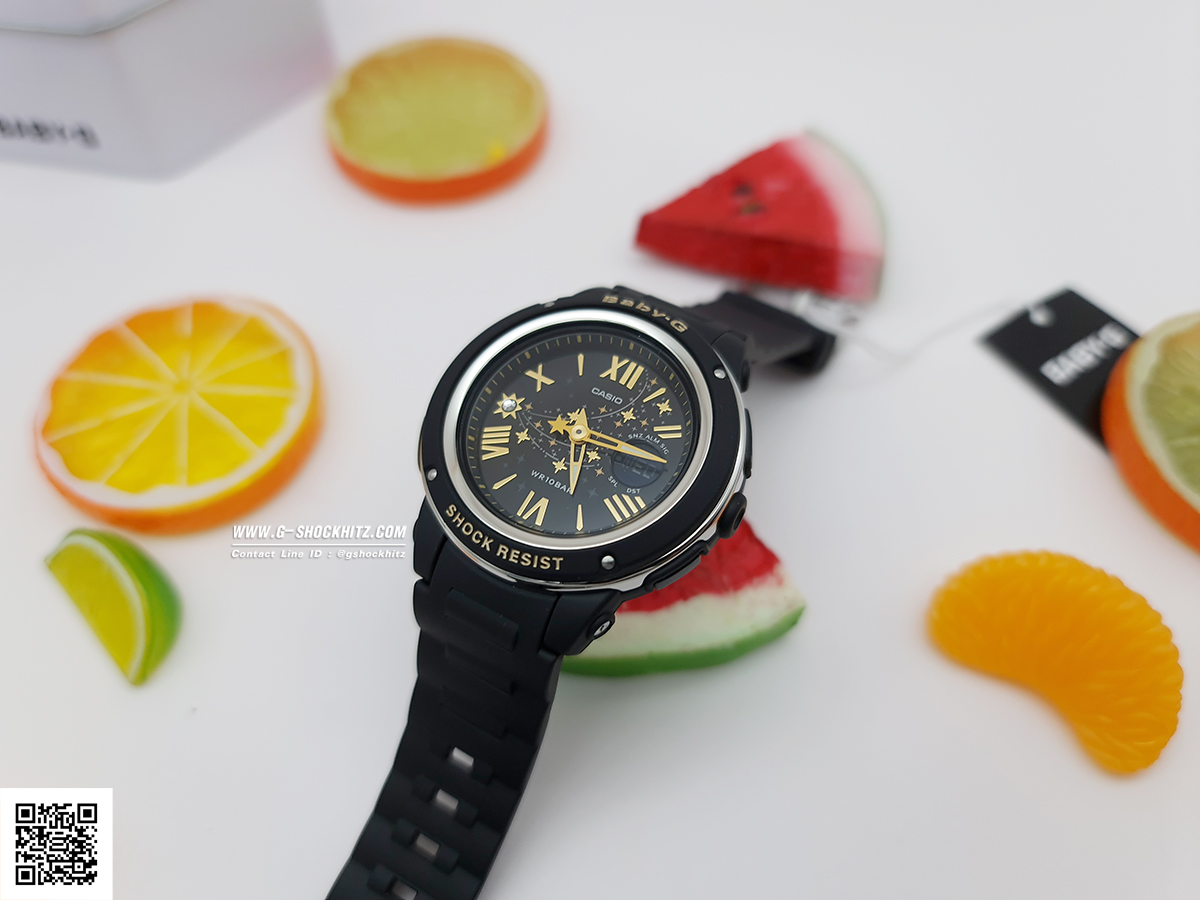 CASIO BABY-G นาฬิกาข้อมือ นาฬิกากันน้ำ นาฬิกาของแท้ ประกันศูนย์ CMG 1 ปี รุ่น BGA-150ST-1A นาฬิกาสีดำ