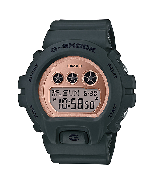 CASIO G-SHOCK นาฬิกาข้อมือ นาฬิกากันน้ำ นาฬิกาของแท้ ประกันศูนย์ CMG 1 ปี รุ่น GMD-S6900MC-3D นาฬิกาสีเขียว