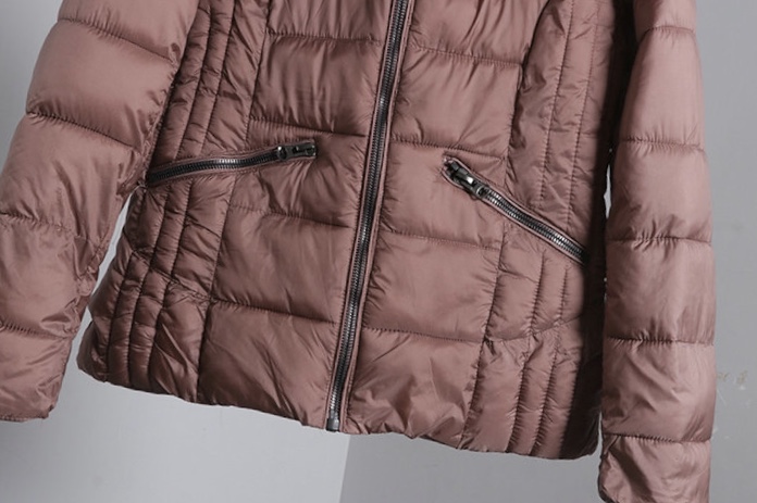 MAREZZI เสื้อกันหนาว เสื้อฮู้ดเฟอร์ บุนวมอุ่น แบรนด์ Marezzi (padded puffer coat) ดำ