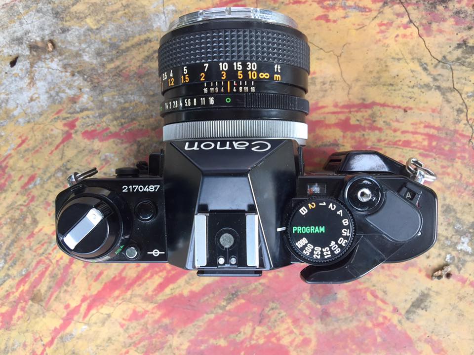 CANON AE1 PROGRAM CANON LENS FD 50MM. F1.4 SIVER NOSE