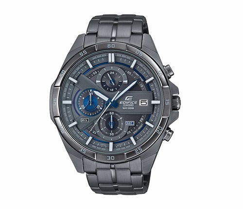 CASIO EDIFICE นาฬิกาข้อมือ นาฬิกากันน้ำ นาฬิกาของแท้ ประกันศูนย์ CMG 1 ปี รุ่น EFR-556GY-1A นาฬิกาสีดำ
