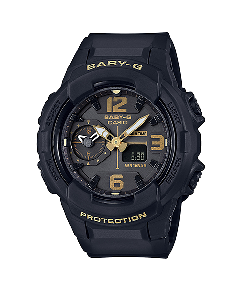 CASIO BABY-G นาฬิกาข้อมือ นาฬิกากันน้ำ นาฬิกาของแท้ ประกันศูนย์ CMG 1 ปี รุ่น BGA-230-1B นาฬิกานาฬิกาสีดำ